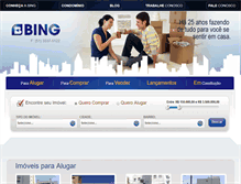 Tablet Screenshot of bingimoveis.com.br
